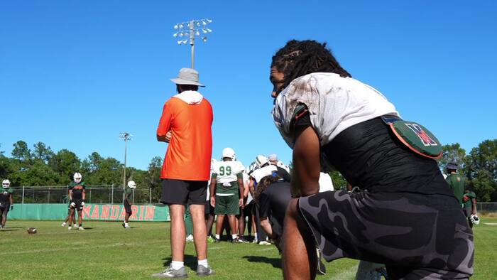 From touchdowns to tone-setter: Brysen Wright sparks Mandarin's defense
