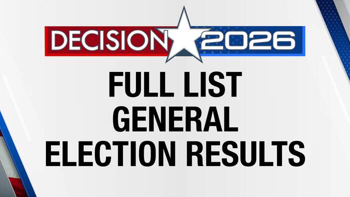 FULL LIST: Texas general election results for Nov. 3, 2026 - Click2Houston