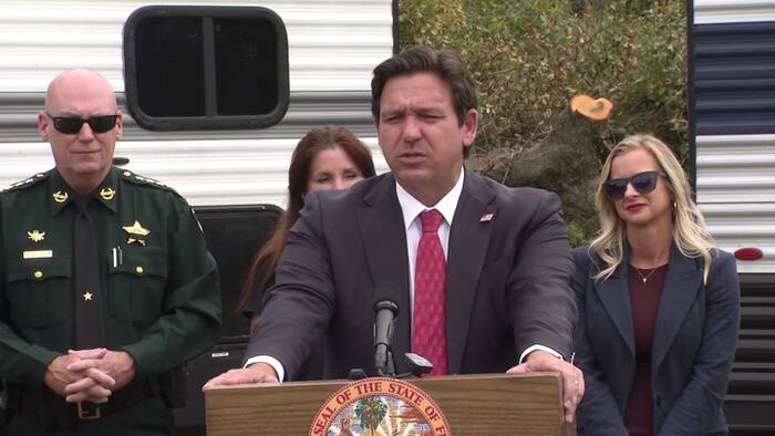 Gov. DeSantis says FEMA processing federal disaster declaration for Hurricane Isaias recovery in Florida Panhandle