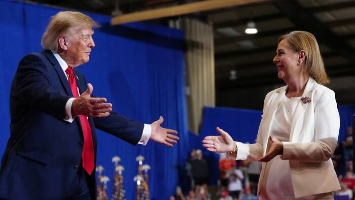 Trump brings a last-minute rally boost to Darline Graham in South ...