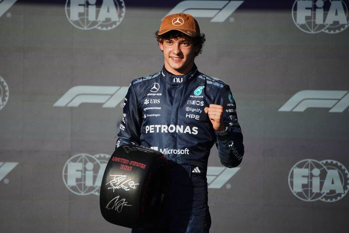 Mercedes driver Kimi Antonelli earns surprise pole for the US Grand ...