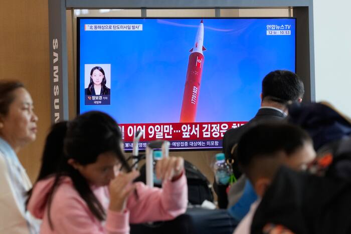 North Korea fires ballistic missiles toward eastern waters