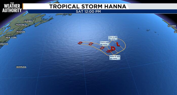 Tropical Storm Hanna Forms in the Atlantic. Here is the latest