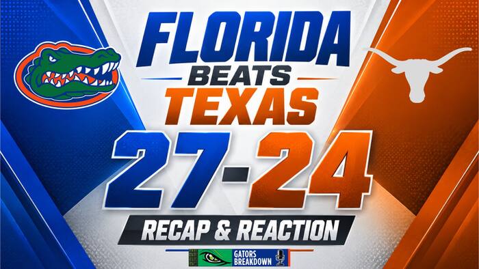 Florida UPSETS Texas 27-24 after BIG COMEBACK | RECAP & REACTION