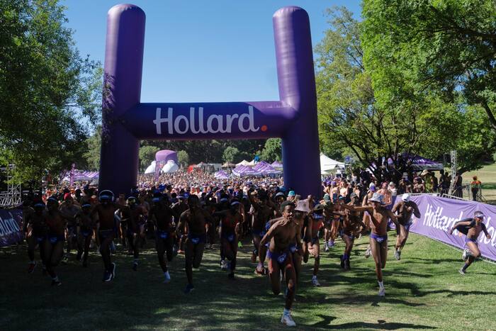 South African runners don cheeky attire for annual race to spotlight ...