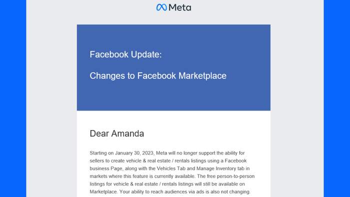 Facebook Marketplace is changing: Meta is ending vehicle, home listings ...