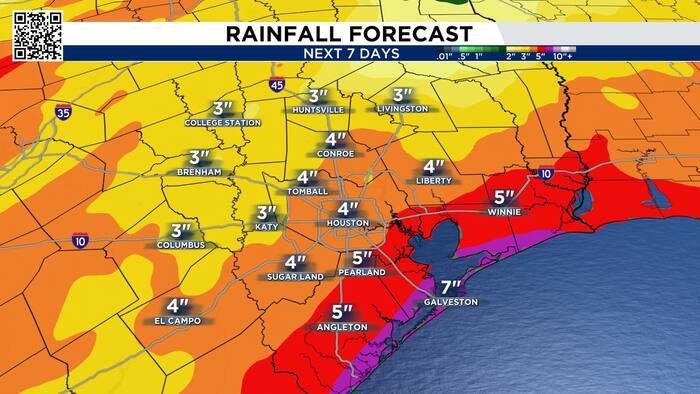 Stormy Weather Pattern: Houston sees downpours ramp up heading into the ...