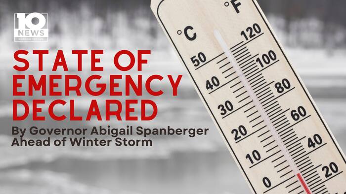 State of emergency declared as winter weather expected to impact ...