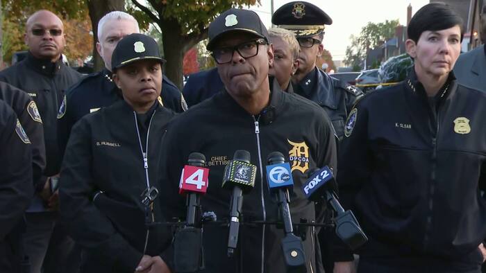 Man dead after exchange of gunfire with police following hourslong standoff on Detroit's west side