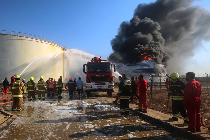 Drone strikes hit Libya's key western oil town and a car bomb kills an ...