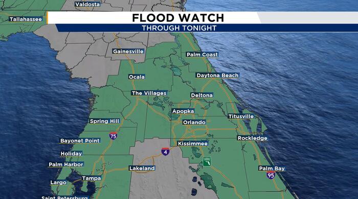 Flood Watch in effect for all of Central Florida
