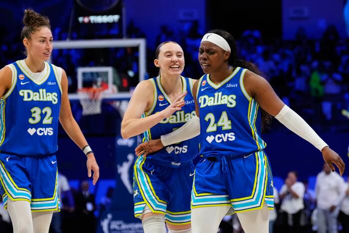Ogunbowale scores WNBA playoff-record 45 as Wings win in OT to force ...