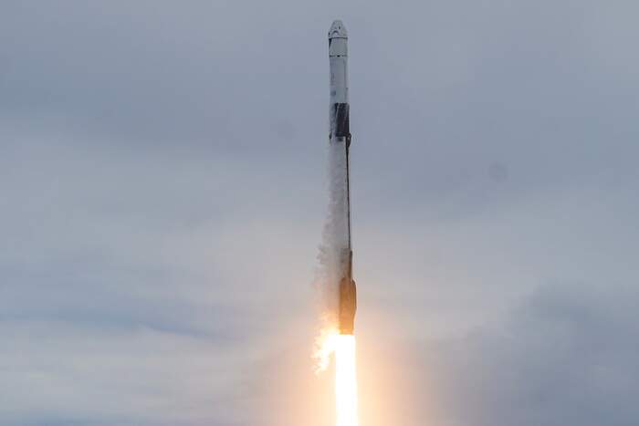 SpaceX launches 4 astronauts on a fast track to the International Space Station