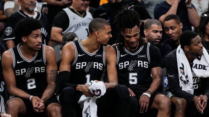 NBA GMs pick Spurs to win 2027 championship, Harper as breakout player