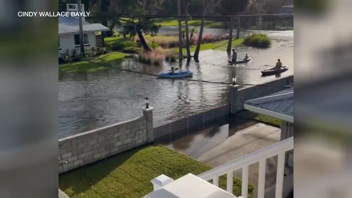 Kayaks in the streets: King tides, nor'easter hit St. Augustine hard, swamping streets