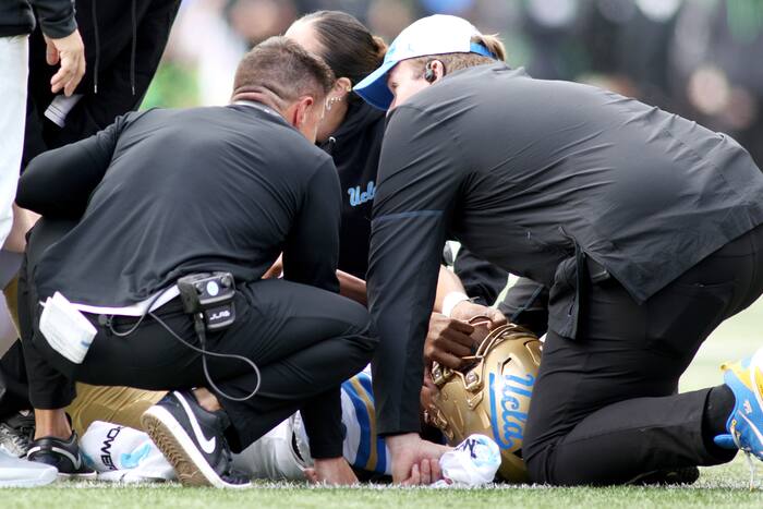 UCLA coach Bob Chesney: 'Serious concern' QB Nico Iamaleava could miss ...