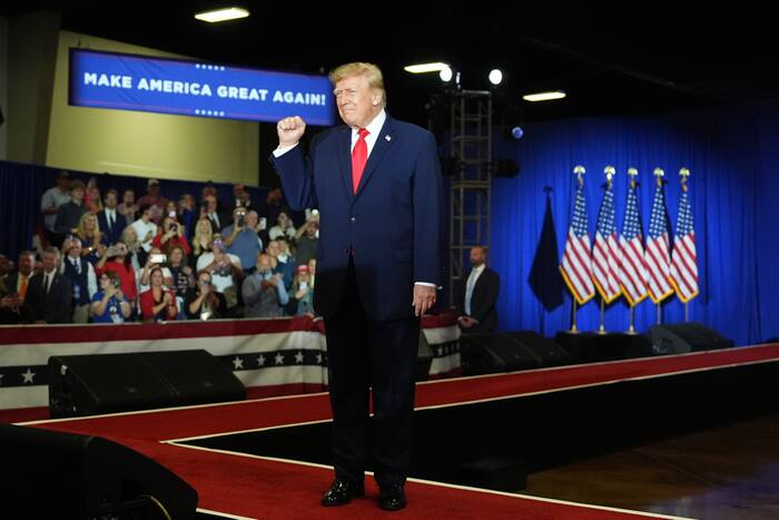 Trump makes rare presidential visit to tribal land for rally