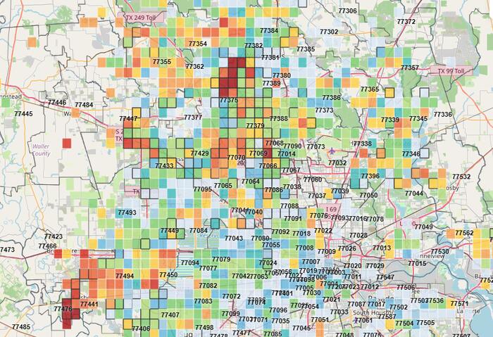 Check your ZIP code: Houston power outage activity