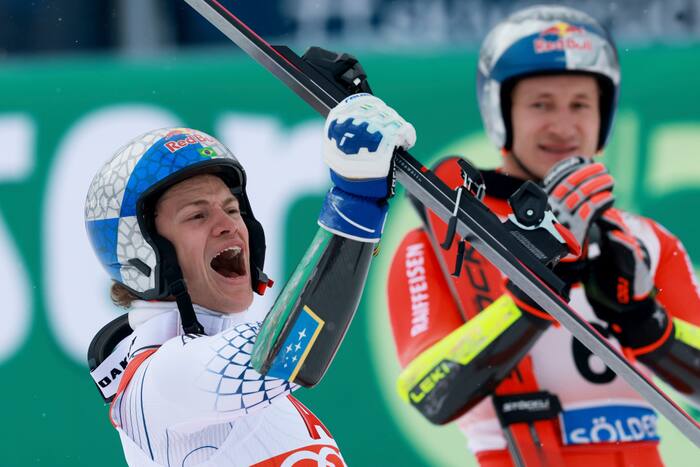 Brazil's Olympic skiing champion Pinheiro Braathen wins season-opening ...