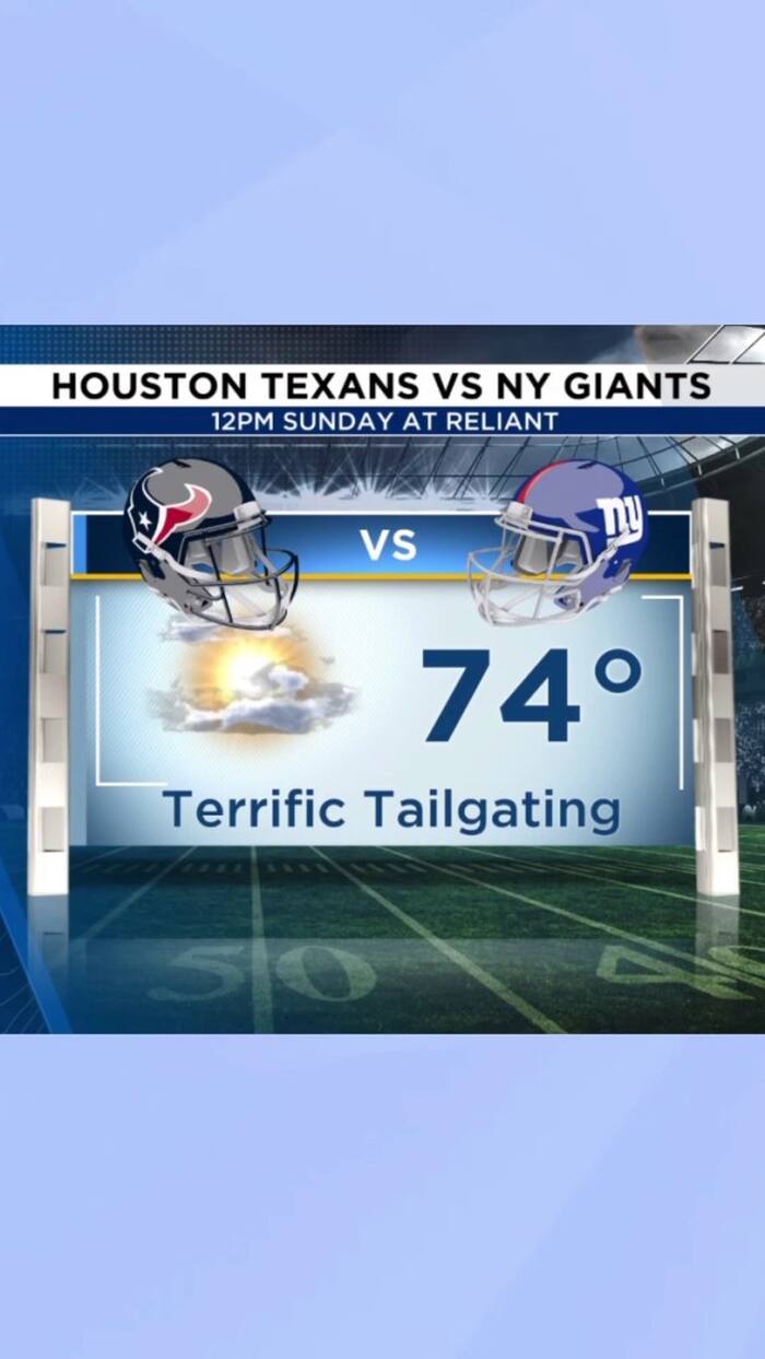 2 big football games + two different weather setups