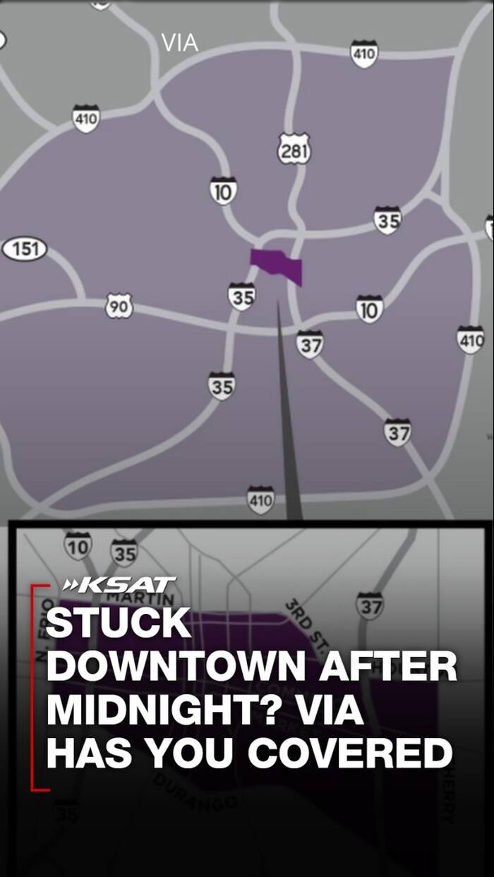 VIA Starts Late-Night Downtown Service