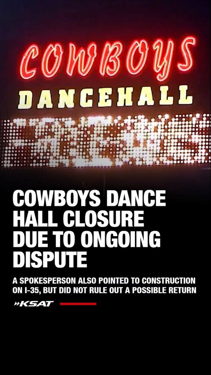 Cowboys Dance Hall closure due to ongoing disputes