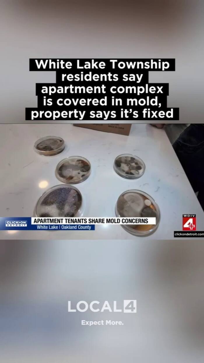 Tenants at apartment complex say mold is affecting their health