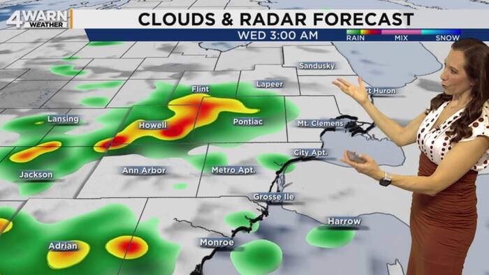 Feeling like Summer this afternoon ahead of a cool down in Metro Detroit