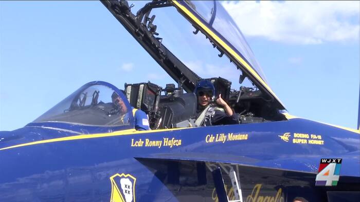 News4JAX reporter Andrea Snody gets once-in-a-lifetime ride in Blue ...