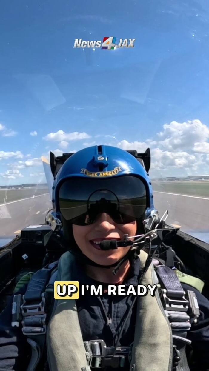 News4JAX reporter Andrea Snody gets once-in-a-lifetime ride in Blue ...