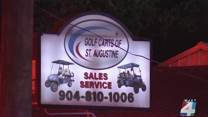 'Haven’t shut down’: St. Johns County golf cart business owner continues operation after large fire