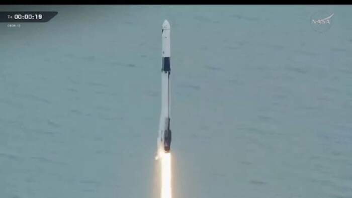 NASA’s SpaceX Crew-13 mission launches for space station