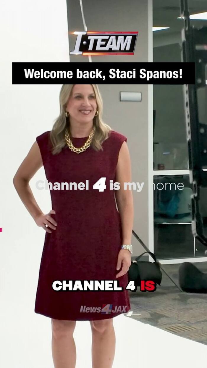 Staci Spanos returns to full time with News4JAX as anchor ...