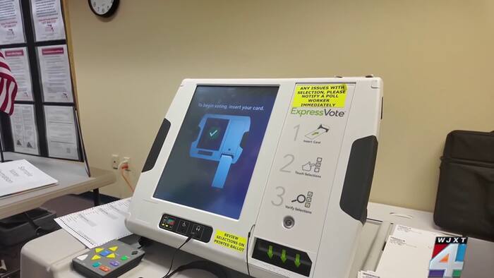 Duval County elections supervisor demonstrates how to use new express ...