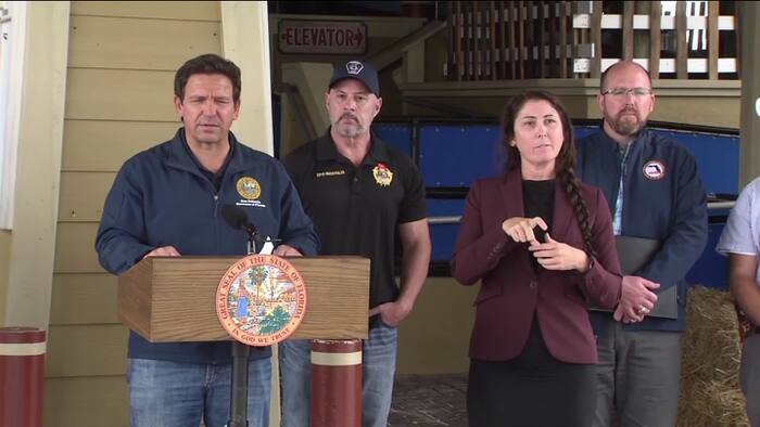 REPLAY: State leaders give update after touring damage in Florida ...