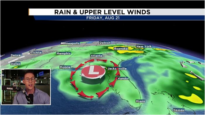 Heat Advisories continue Monday before higher rain chances return