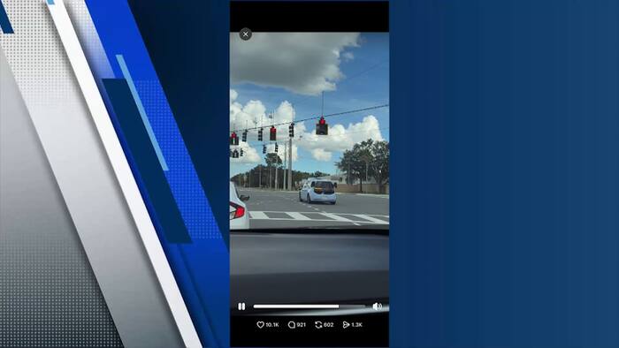 VIDEO: Wayward Waymo runs red light at major intersection near Universal Orlando