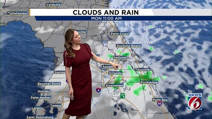 Speedy showers and gusty winds Monday; drier weather ahead this week