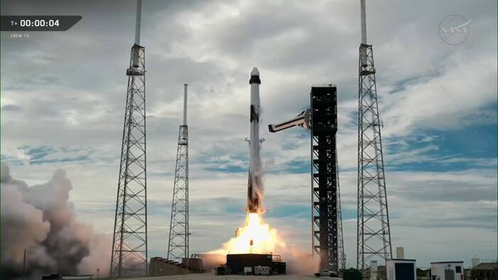 NASA, SpaceX launch Crew-13 mission to International Space Station