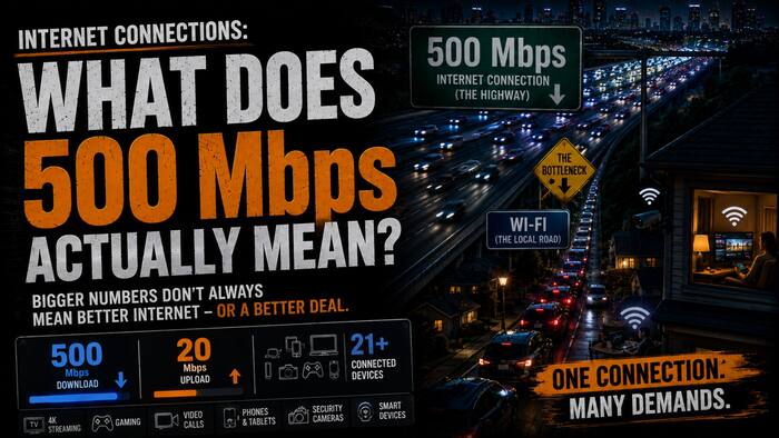Dollars & Sense: Internet Connections – What Does 500 Mbps Actually Mean?