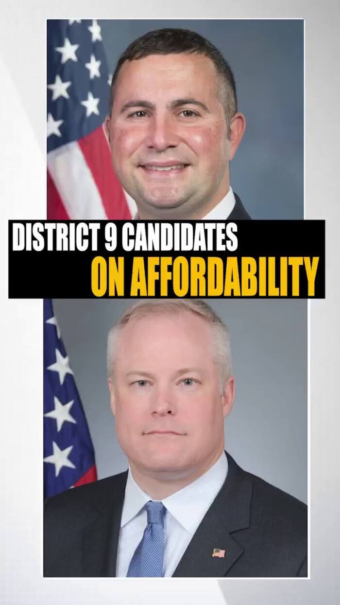 District 9 candidates clash over tariffs, Iran war costs ahead of Election Day