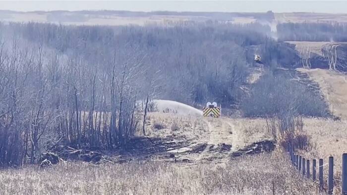 Canadian military base fire