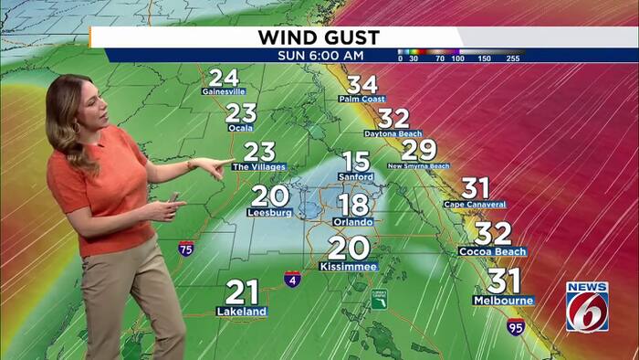 Strong winds and rough surf set to return to Central Florida this weekend