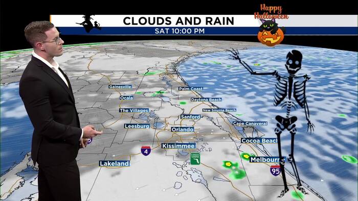 News 6 Meteorologist Jordan Patrick has your Halloween forecast