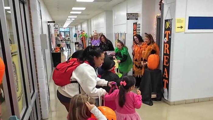 Roanoke County Schools Preschool trick or treat