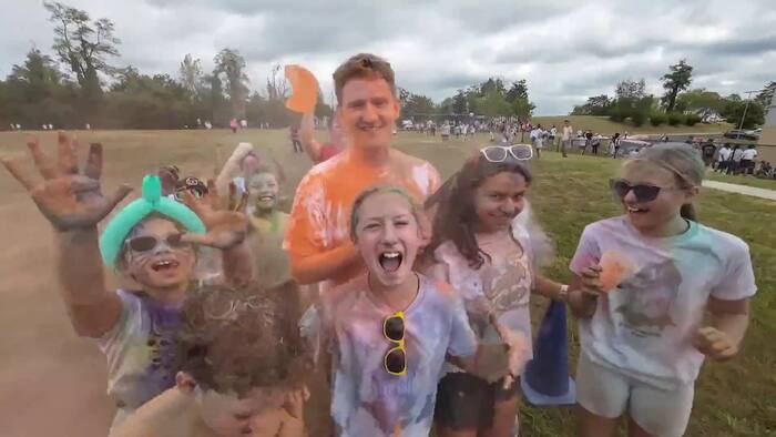 Belle Heth Elementary 2026 Color Run draws hundreds, raises record $24K