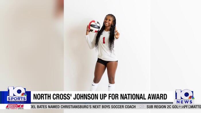 North Cross' Faith Johnson up for Youth Athlete of the Year Award