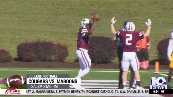 Roanoke football dominates Averett 45-3 on Homecoming