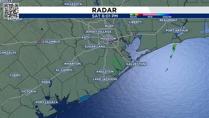 LIVE RADAR: Isolated showers moving into Houston area
