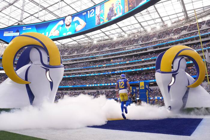 Rams' Alaric Jackson suspended for striking Bills linebacker Chubb